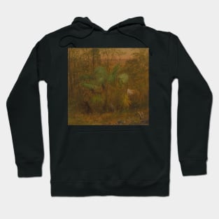 Thatch Palm, Jamaica by Frederic Edwin Church Hoodie